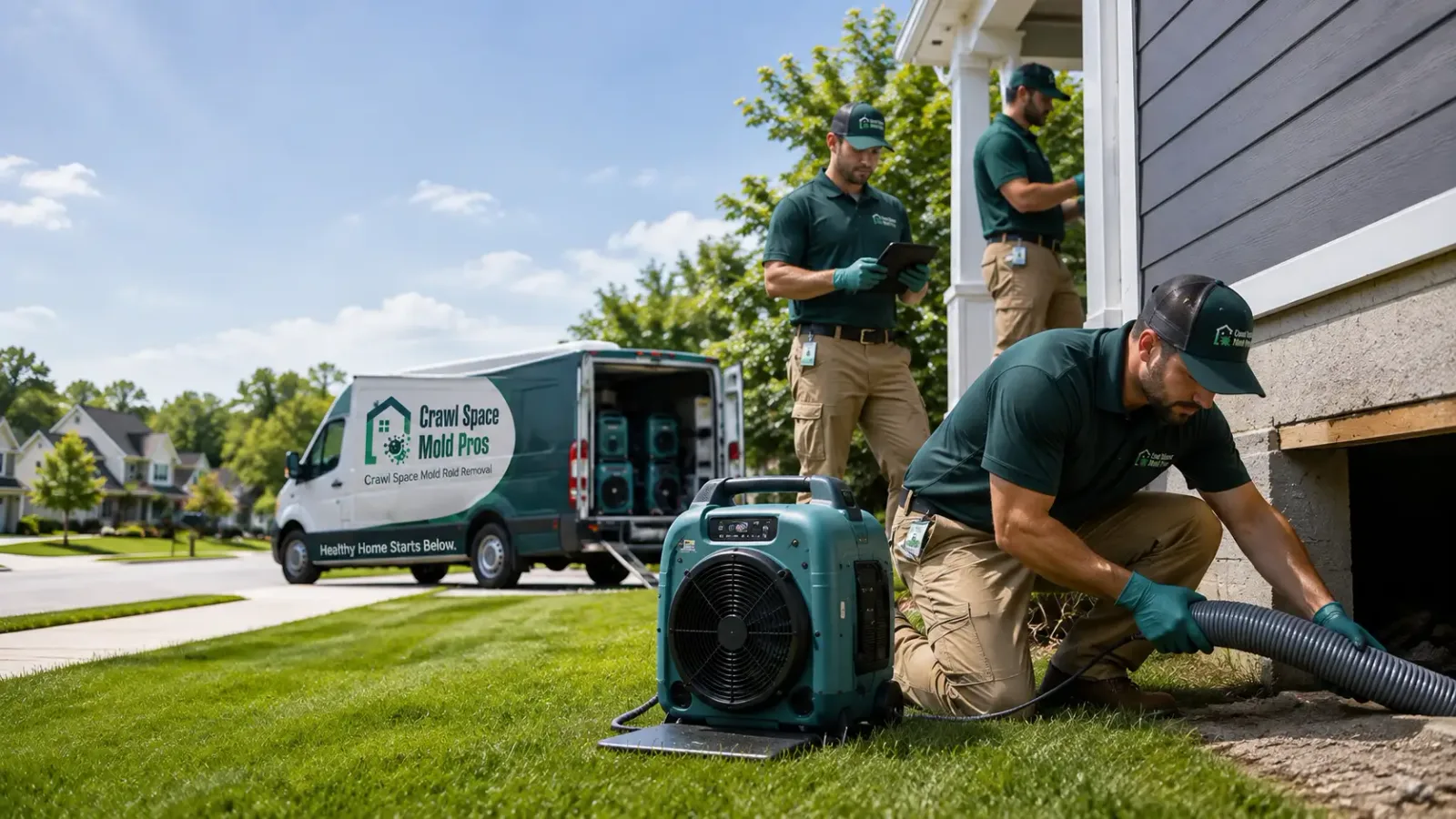 Crawl Space Mold Removal in Solon, IA